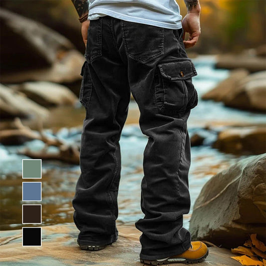💥 More Pockets, More Convenience | Men's Relaxed-Fit Cargo Pants