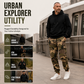 🔥 Utility Meets Comfort | Men's Camouflage Drawstring Cargo Pants