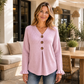 💥 Special Price Today | Women's Soft V-Neck Textured-Knit Sweater