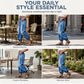 👖 Shape It Your Way | Women's High-Waisted Adjustable-Hem Barrel Jeans