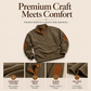 🏷️ Elevated Texture | Men's Corduroy Stand-Collar Sweatshirt