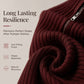 💖 Flattering Fit, Easy Comfort | Women's Ribbed Knit Half-Zip Slim-Fit Dress