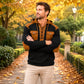 🧶 Rugged Details, Easy Comfort | Men's Waffle-Knit Lace-Up Hooded Sweatshirt