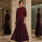 🌸 Effortless Elegance | Women's Pleated Round-Neck Maxi Dress