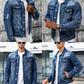 🔥 Distressed Denim, Timeless Edge | Men's Vintage-Wash Denim Jacket⚡Free shipping