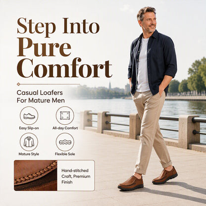 🚶 Step In & Keep Moving | Men's Outdoor Slip-On Walking Shoes