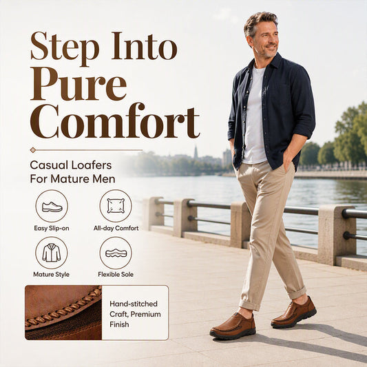 🚶 Step In & Keep Moving | Men's Outdoor Slip-On Walking Shoes