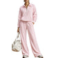 💖 One Set, Endless Ease | Women's Half-Zip Top & Wide-Leg Pants 2-Piece Set⚡Free shipping