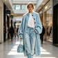 🧶 Cozy Length, Effortless Layers | Women's Chunky Knit Long Sweater Coat