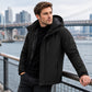 ❄️🛡️ Windproof Protection | Men's Hooded Thermal-Lined Shell Jacket