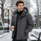 ❄️🛡️ Windproof Protection | Men's Hooded Thermal-Lined Shell Jacket