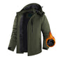 ❄️🛡️ Windproof Protection | Men's Hooded Thermal-Lined Shell Jacket