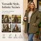💎 Premium Comfort | Women's Diamond-Quilted Hooded Padded Coat