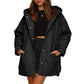 💎 Premium Comfort | Women's Diamond-Quilted Hooded Padded Coat