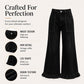🎀 Standout Detail | Women's Ruffled-Hem Straight-Leg Jeans