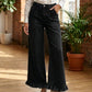 🎀 Standout Detail | Women's Ruffled-Hem Straight-Leg Jeans