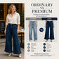 🎀 Standout Detail | Women's Ruffled-Hem Straight-Leg Jeans