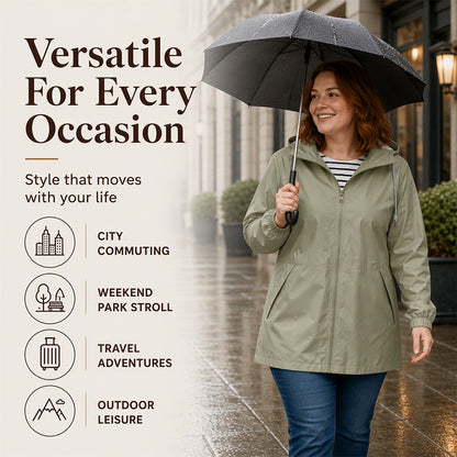 Women's Outdoor Waterproof Hooded Jacket