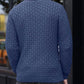 💯 Quality You Can Feel | Men's Textured Stand-Collar Knit Sweater