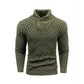 💯 Quality You Can Feel | Men's Textured Stand-Collar Knit Sweater