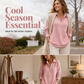 Women's Relaxed Knit Long-Sleeve T-Shirt