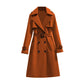 🏷️ Polished from Work to Dinner | Women's Mid-Length Draped Trench Coat