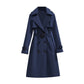 🏷️ Polished from Work to Dinner | Women's Mid-Length Draped Trench Coat