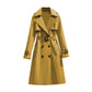 🏷️ Polished from Work to Dinner | Women's Mid-Length Draped Trench Coat