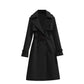 🏷️ Polished from Work to Dinner | Women's Mid-Length Draped Trench Coat