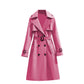 🏷️ Polished from Work to Dinner | Women's Mid-Length Draped Trench Coat