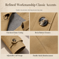 🧥 Washed Cotton, Sharper Long-Line Fit | Men's Casual Windbreaker