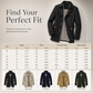 🧥 Washed Cotton, Sharper Long-Line Fit | Men's Casual Windbreaker