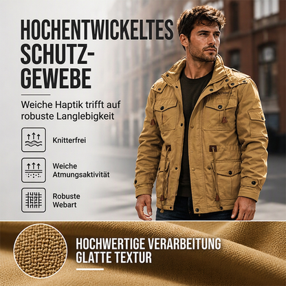 🖤Black Friday Sale🖤✨ Men's Winter Thermal Jacket – Detachable Hood, Soft Lining & Timeless Design – Ideal for Winter, Travel & Cold Days