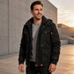 ❄️❄️50% OFF!!! 🎉✨ Men's Winter Thermal Jacket – Detachable Hood, Soft Lining & Timeless Design – Ideal for Winter, Travel & Cold Days