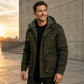 ❄️❄️50% OFF!!! 🎉✨ Men's Winter Thermal Jacket – Detachable Hood, Soft Lining & Timeless Design – Ideal for Winter, Travel & Cold Days
