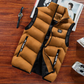 🦺 Warm Core, Free Movement | Men's Padded Stand-Collar Zip-Pocket Vest