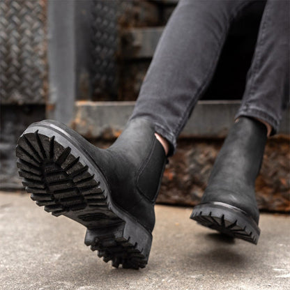 👢 Step In & Go | Women's Chunky-Sole Chelsea Ankle Boots