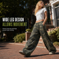 🖤 Vintage Wash, Effortless Drape | Women's Oversized Wide-Leg Sweatpants