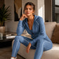 🎉 One Set, More Ways to Wear | Women's Zip-Up Hoodie & Pants 2-Piece Set⚡Free shipping