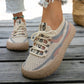 👟 Light on Your Feet | Women's Breathable Flyknit Cushioned Sneakers