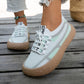 👟 Light on Your Feet | Women's Breathable Flyknit Cushioned Sneakers