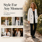 💼 Tailored Look, Effortless Style | Women's Double-Breasted Lapel Coat