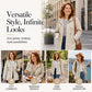 🧥 More Coverage, Easy Everyday Style | Women's Mid-Length Hooded Jacket