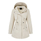 🧥 More Coverage, Easy Everyday Style | Women's Mid-Length Hooded Jacket