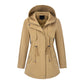 🧥 More Coverage, Easy Everyday Style | Women's Mid-Length Hooded Jacket