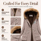 🧥 Cozy Coverage, Easy Movement | Women's Warm-Lined Hooded Parka Jacket