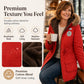 🧥 Cozy Coverage, Easy Movement | Women's Warm-Lined Hooded Parka Jacket