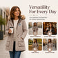 🧥 Cozy Coverage, Easy Movement | Women's Warm-Lined Hooded Parka Jacket