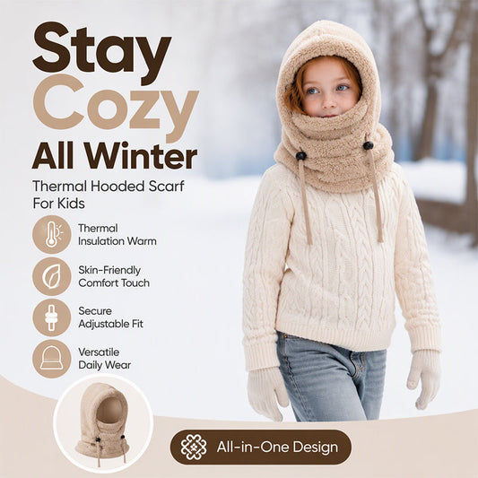 🖤Black Friday Sale🖤Children's Windproof Thermal Cycling Balaclava Hat