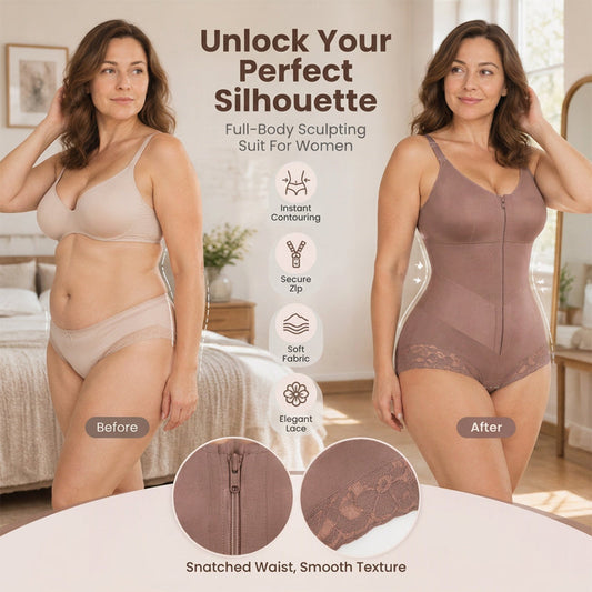 🌸 Tummy Control Plus Size Shapewear – Feminine Fit & Invisible Under Clothes – Perfect for Every Look – Now 50% OFF!